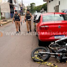 Fotos de Prótese da perna de motociclista é arremessada após acidente em Sarandi