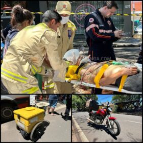 Fotos de Sorveteiro é intubado após ser atropelado por moto em Maringá 