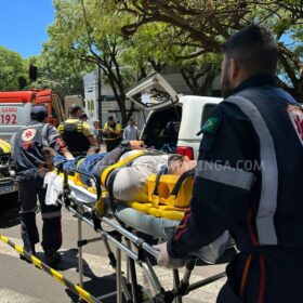 Sorveteiro é intubado após ser atropelado por moto em Maringá Foto 1 Fotos de Sorveteiro é intubado após ser atropelado por moto em Maringá