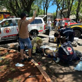 Fotos de Sorveteiro é intubado após ser atropelado por moto em Maringá 