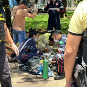 Fotos de Sorveteiro é intubado após ser atropelado por moto em Maringá 