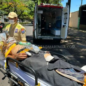 Fotos de Sorveteiro é intubado após ser atropelado por moto em Maringá 