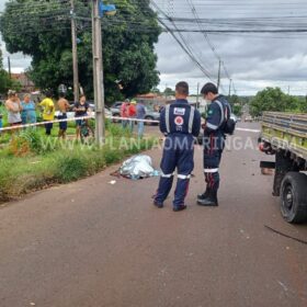 Fotos de Tragédia em Maringá: Motociclista morre após colisão com caminhão 