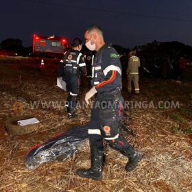 Fotos de Um adolescente morreu e duas sofreram ferimentos graves após carro com queixa de furto capotar 