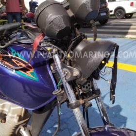 Fotos de Video mostra carro avançando preferencial e causando grave acidente em Maringá 