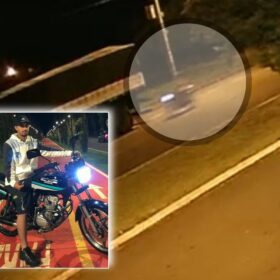 Câmera de segurança registrou acidente que matou motociclista em Maringá Foto 1 Fotos de Câmera de segurança registrou acidente que matou motociclista em Maringá