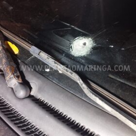 Fotos de Casal de Sarandi com criança em carro sofre ataque a tiros em Maringá, e homem é baleado