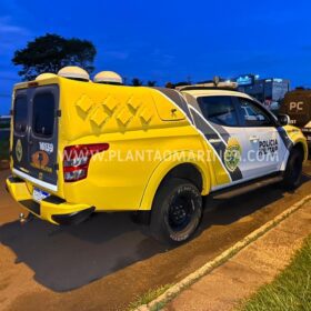 Fotos de Câmera registrou ladrões que explodiram caixa eletrônico em Maringá