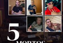 Fotos de Foram identificados os cinco homens que morreram em confronto com a Polícia Militar de Maringá