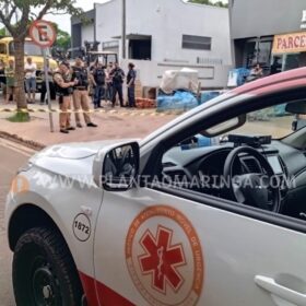 Fotos de Homem é socorrido de helicóptero após ser baleado em Maringá; estado é grave