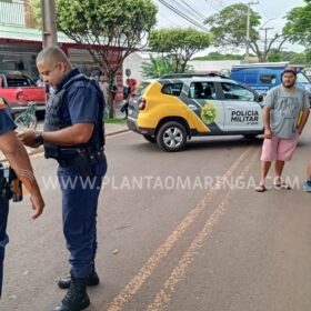 Fotos de Homem é socorrido de helicóptero após ser baleado em Maringá; estado é grave