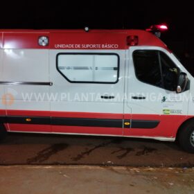 Homem é socorrido em estado grave após ser esfaqueado em Maringá  Foto 1 Fotos de Homem é socorrido em estado grave após ser esfaqueado em Maringá