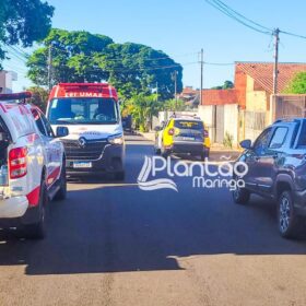 Homem é socorrido em estado gravíssimo após ser esfaqueado pelo próprio irmão em Maringá  Foto 1 Fotos de Homem é socorrido em estado gravíssimo após ser esfaqueado pelo próprio irmão em Maringá