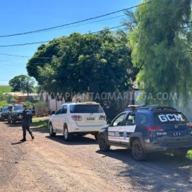 Fotos de Homem que fazia filho refém com faca no pescoço é morto pela Guarda Civil Municipal e Policia Civil de Sarandi