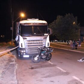 Fotos de Jovem de 25 anos morre após colisão com carreta estacionada em Maringá 