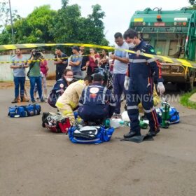 Fotos de Câmera registra acidente que matou motociclista em Maringá  