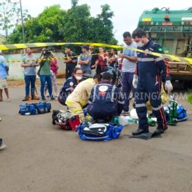 Fotos de Câmera registra acidente que matou motociclista em Maringá  