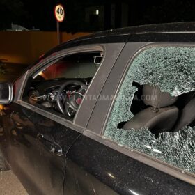 Fotos de Câmera flagra jovem sendo baleado por ladrões durante tentativa de roubo em Maringá 