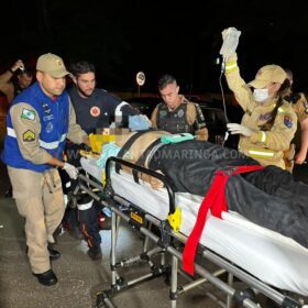 Fotos de Câmera flagra jovem sendo baleado por ladrões durante tentativa de roubo em Maringá 