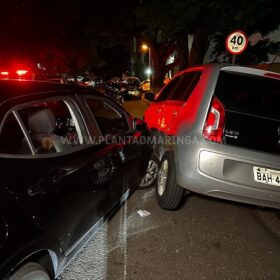 Fotos de Câmera flagra jovem sendo baleado por ladrões durante tentativa de roubo em Maringá 