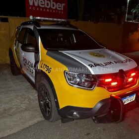 Fotos de Câmera flagra jovem sendo baleado por ladrões durante tentativa de roubo em Maringá 
