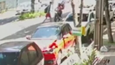 Fotos de Câmera registra idoso sendo atropelado por moto em Maringá 