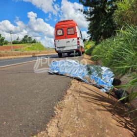 Fotos de Homem é encontrado morto às margens da rodovia BR-376