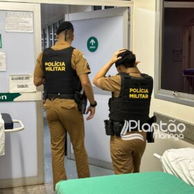 Fotos de Homem é socorrido após ser baleado no portão de casa em Maringá