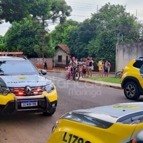 Fotos de Homem mostra órgão genital para mãe e filhas em ponto de ônibus e depois é espancado por populares em Maringá