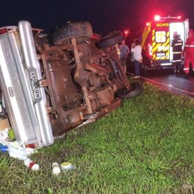 Fotos de Homem que estava indo conhecer o neto recém-nascido morre em capotamento entre Maringá e Floresta 