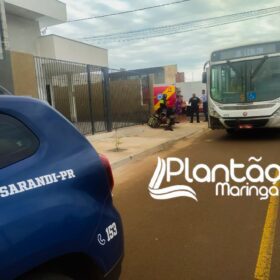 Motoboy é intubado após acidente com ônibus coletivo em Sarandi Foto 1 Fotos de Motoboy é intubado após acidente com ônibus coletivo em Sarandi