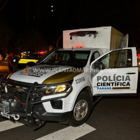 Fotos de Motorista que matou motoboy no centro de Maringá se apresenta na delegacia de trânsito 