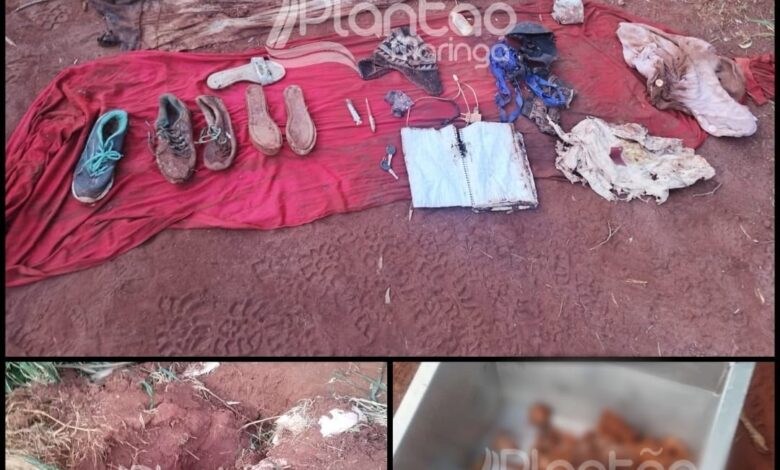 Fotos de Polícia Militar encontra ossada humana na região de Maringá 