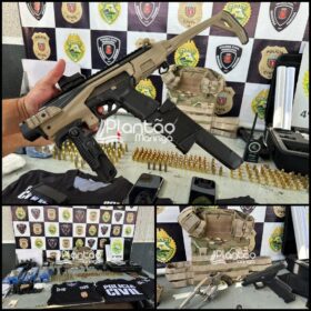 Polícia Militar prende traficante e apreende carros roubados, armas e drogas em Maringá Foto 1 Fotos de Polícia Militar prende traficante e apreende carros roubados, armas e drogas em Maringá
