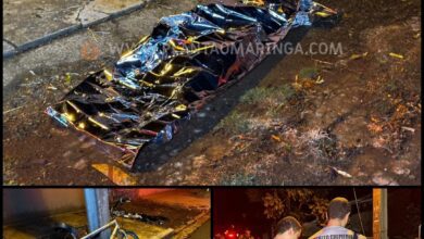 Fotos de Homem morre após atacar policial militar feminina com duas facas em Maringá