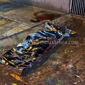Fotos de Homem morre após atacar policial militar feminina com duas facas em Maringá