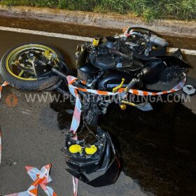 Fotos de Homem tem cabeça decepada após acidente de moto de alta cilindrada em Maringá