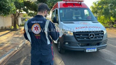 Fotos de Idosa é intubada após sofrer queimaduras graves ao acender cigarro em Sarandi