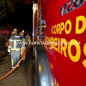 Fotos de Homem fica ferido durante incêndio em residência em Sarandi