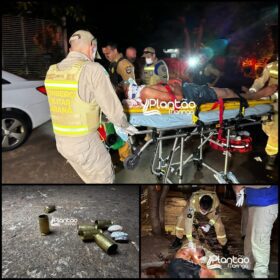 Jovem com tornozeleira eletrônica é socorrido em estado grave após levar três tiros na cabeça em Sarandi  Foto 1 Fotos de Jovem com tornozeleira eletrônica é socorrido em estado grave após levar três tiros na cabeça em Sarandi