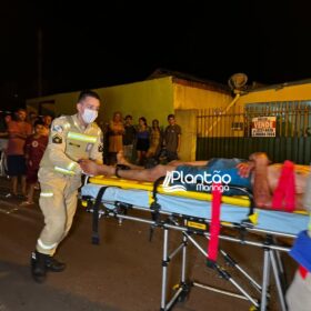 Fotos de Jovem com tornozeleira eletrônica é socorrido em estado grave após levar três tiros na cabeça em Sarandi 