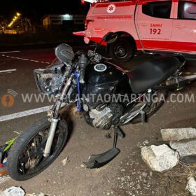 Fotos de Motociclista fica gravemente ferido após acidente em Maringá