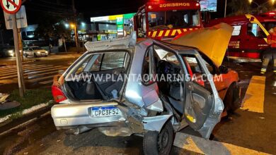 Fotos de Motorista com suspeita de embriaguez é intubado após colisão envolvendo três veículos em Maringá