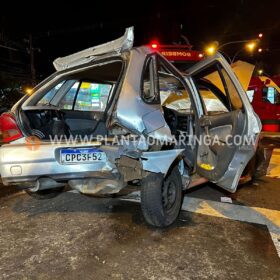 Fotos de Motorista com suspeita de embriaguez é intubado após colisão envolvendo três veículos em Maringá