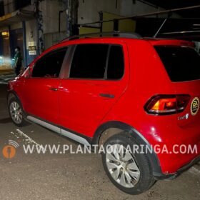 Fotos de Mulher fica ferida após bater moto em carro estacionado em Maringá