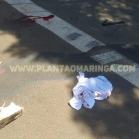 Fotos de Câmera de segurança registra carro avançando preferencial e causando grave acidente em Maringá