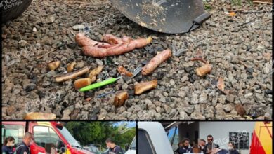 Fotos de Churrasqueira acesa com álcool explode e deixa homem em estado grave, em Maringá