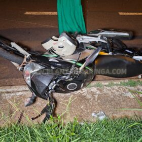 Fotos de Colisão entre motocicletas deixa duas pessoas gravemente feridas em Maringá