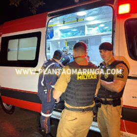 Fotos de Imagens mostram homem sendo esfaqueado em Maringá