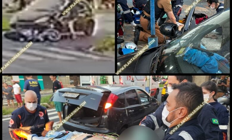 Fotos de Motorista é agredido e vai parar na UTI após briga de trânsito em Maringá 
